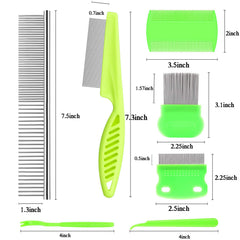 Lamoutor stainless steel combs for dogs and cats—smooth, snag-free grooming