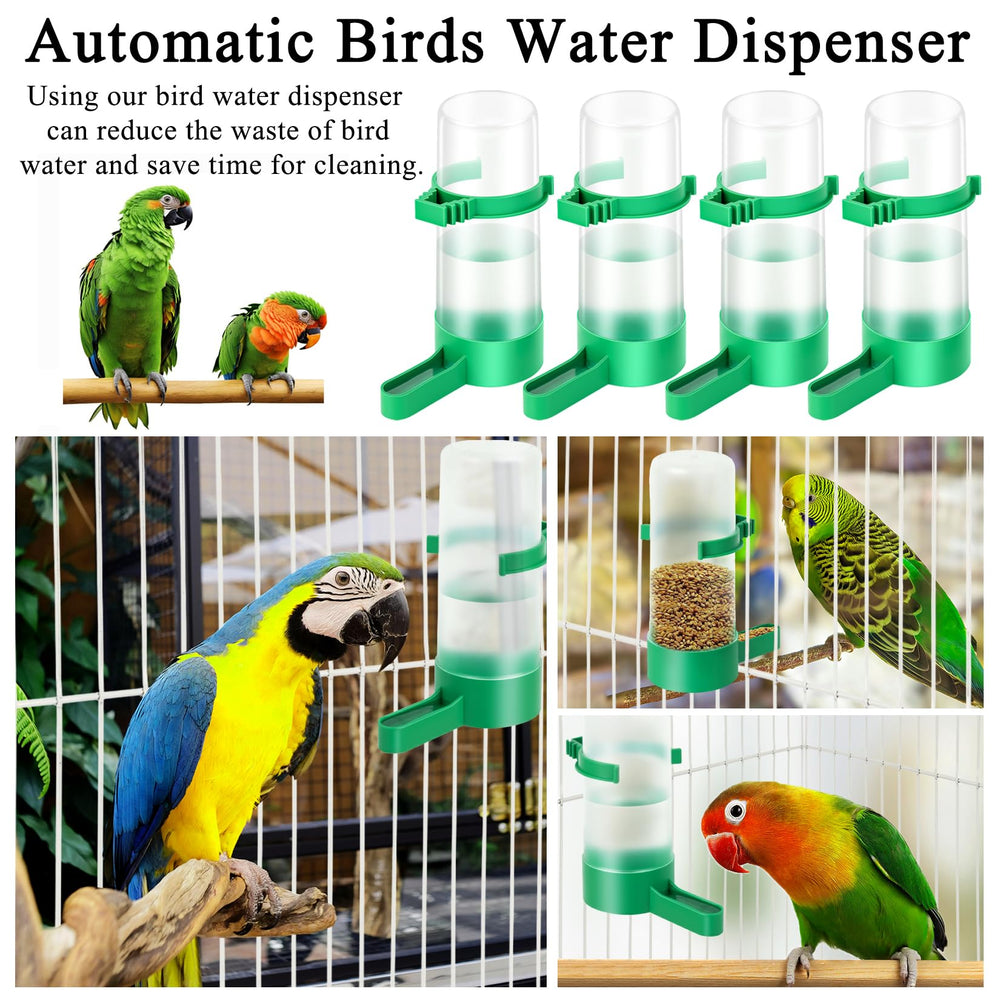 Lamoutor water-flow clip provides continuous water access for birds.