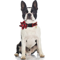 Lamphyface movable bowtie flower detail image highlights charming festive look and easy adjustment.