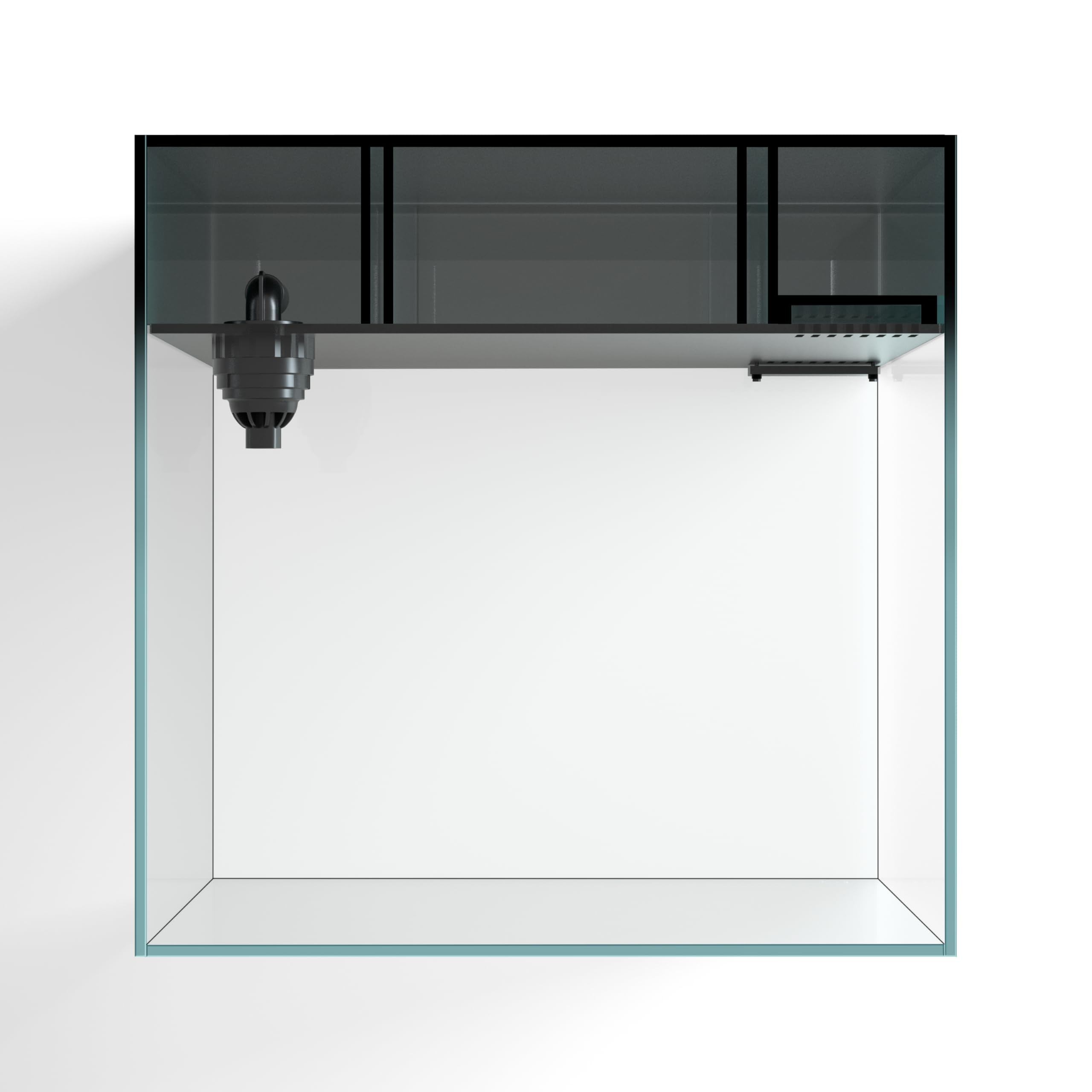 LANDEN 40C beveled edge glass highlights premium rimless design