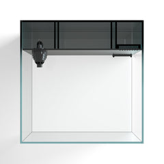 LANDEN 40C beveled edge glass highlights premium rimless design