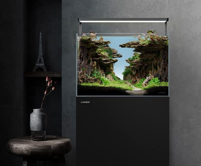 LANDEN 60P aquarium packaging includes EVA cushioning to protect transit.