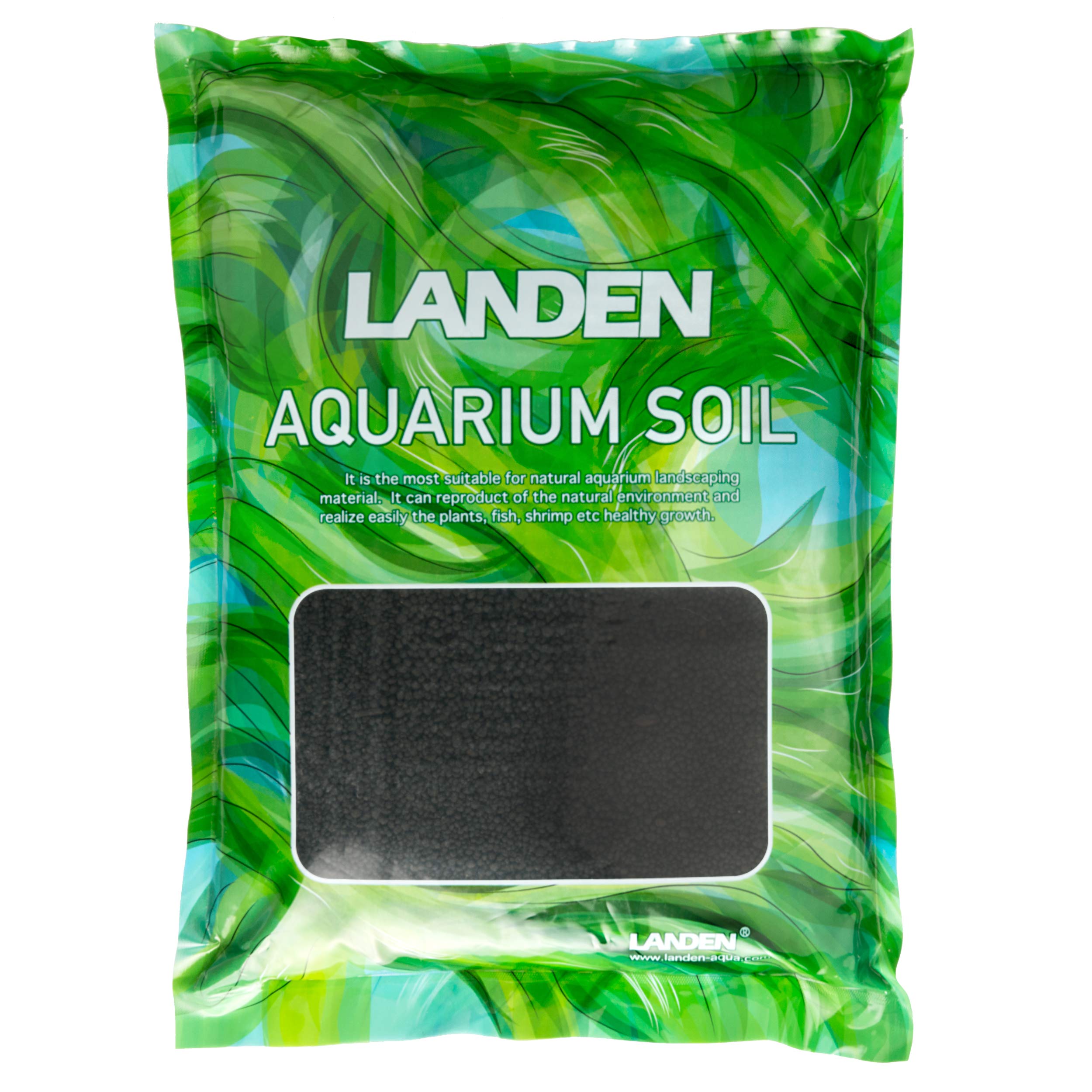 LANDEN Aqua Soil bag 5L optimizes planted tanks with natural minerals.