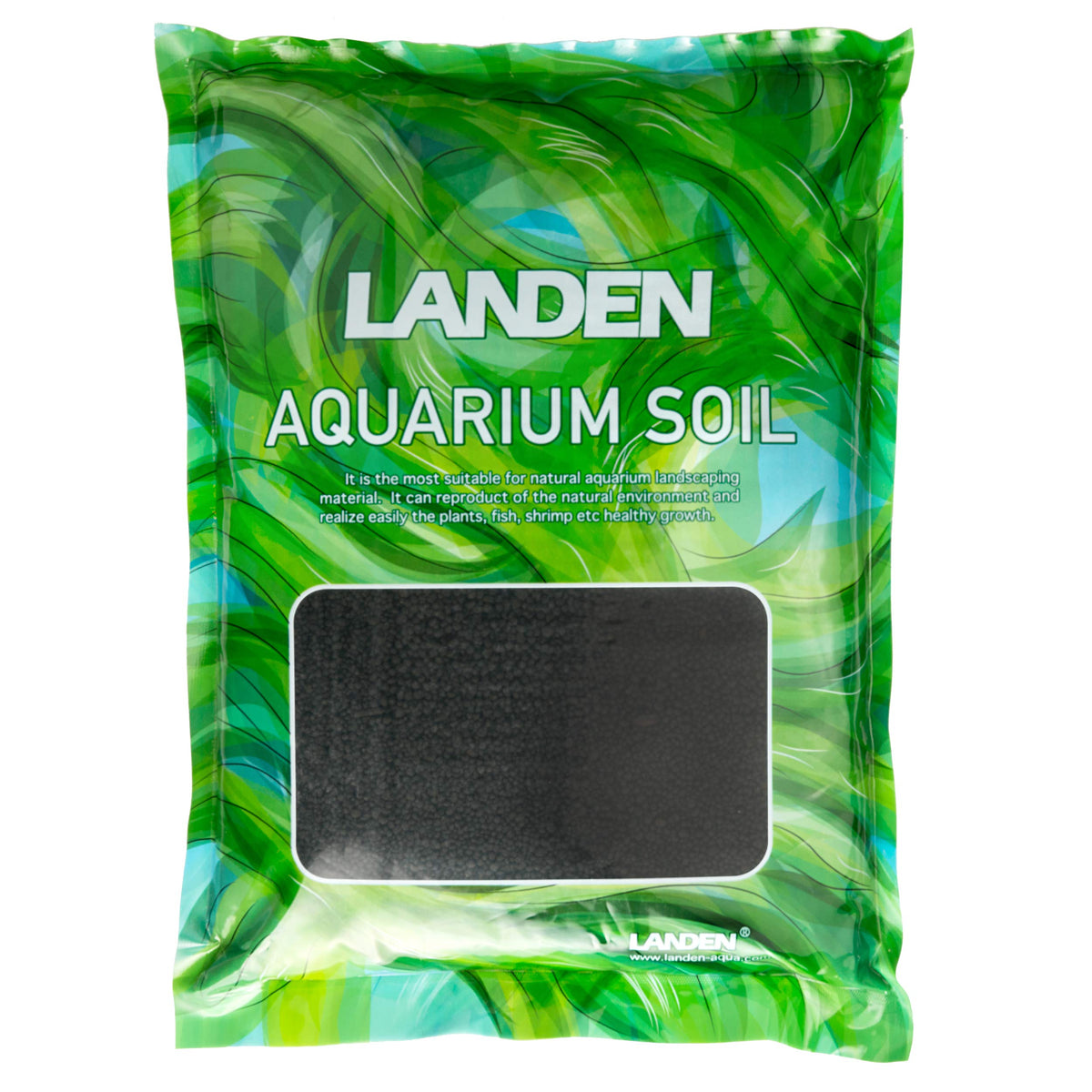 LANDEN Aqua Soil bag 5L optimizes planted tanks with natural minerals.