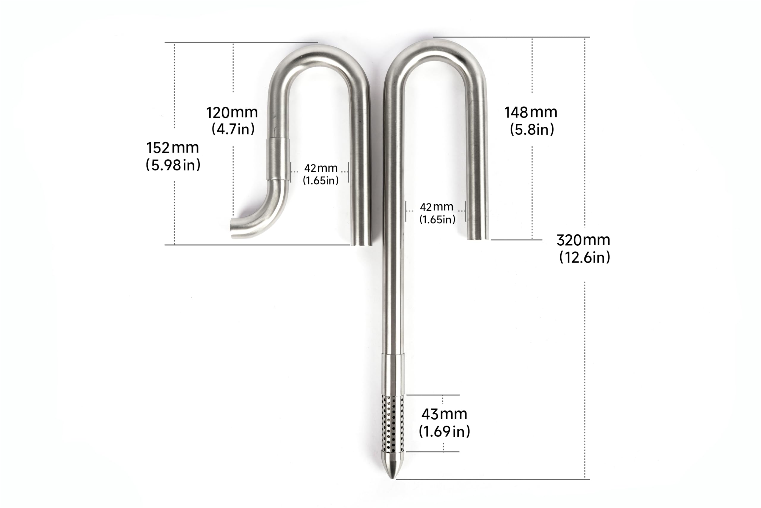 LANDEN lily-pipes 360-rotation connector demonstrates flexible water flow directions.
