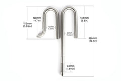 LANDEN lily-pipes 360-rotation connector demonstrates flexible water flow directions.