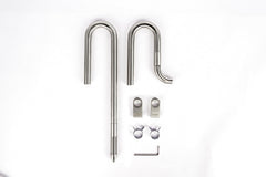 LANDEN lily-pipes curved-outflow head provides gentle, stable water spray in aquarium.