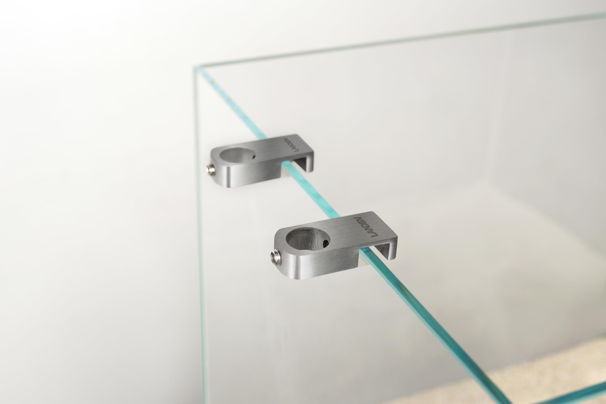 LANDEN lily-pipes matte-finish stainless steel adds minimalist elegance.