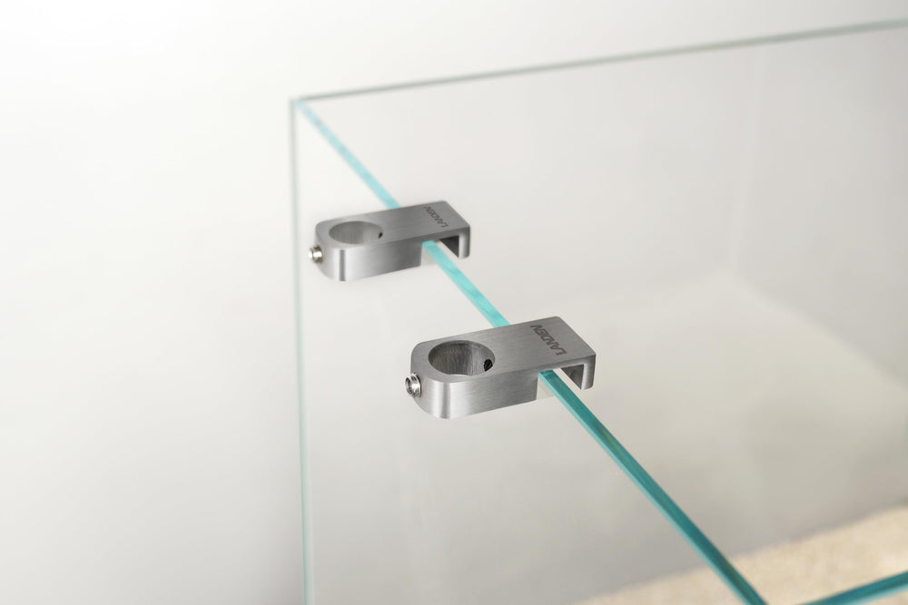 LANDEN lily-pipes matte-finish stainless steel adds minimalist elegance.