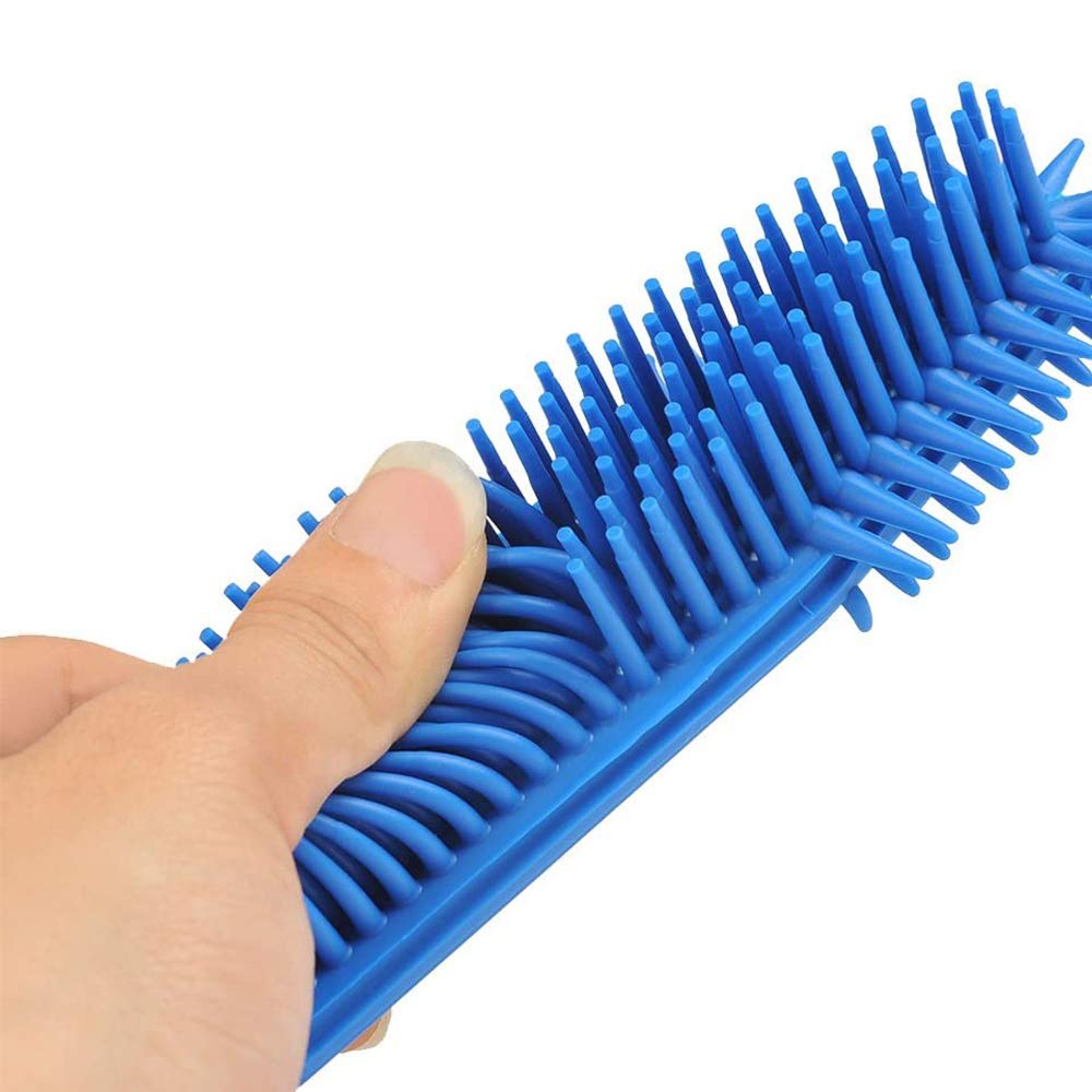 LandHope pet hair removal tool on sofa showcases stain-free furniture refresh.