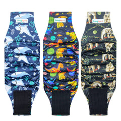 Langsprit male belly band pack3 size chart for a precise, comfortable fit.