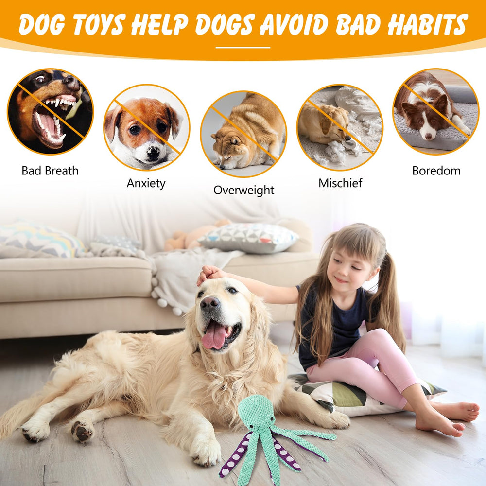 Lanjue octopus dog toy serves as a versatile training tool and reward