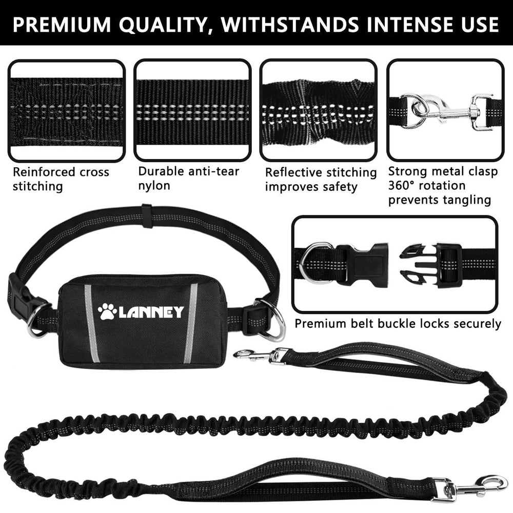 LANNEY cross-stitching durable nylon highlights long-lasting strength during runs