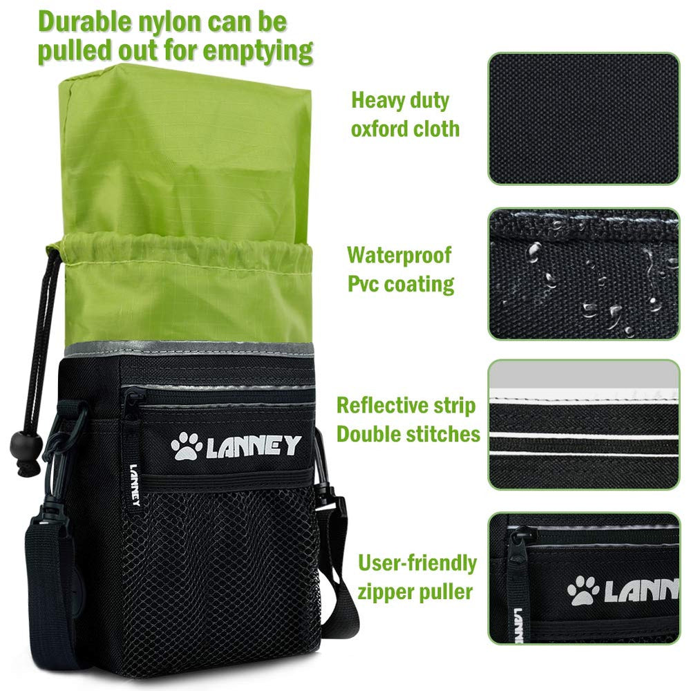 LANNEY dog treat pouch waist belt keeps essentials close on walks.