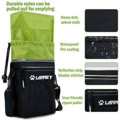 LANNEY dog treat pouch waist belt keeps essentials close on walks.