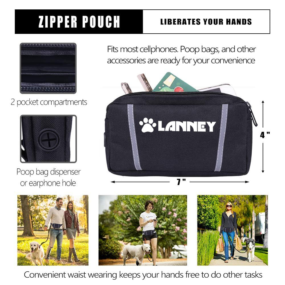 LANNEY multifunctional pouch stores bags, phone, and keys on-the-go