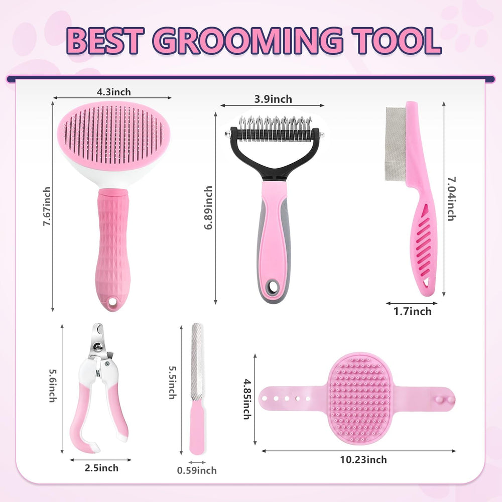Lanswood slicker brush for knot removal and gentle detangling
