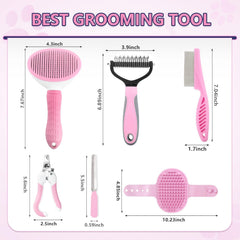 Lanswood slicker brush for knot removal and gentle detangling