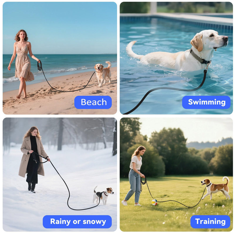 Lanwandeng 1/2 inch leash—robust yet flexible for small to large dogs