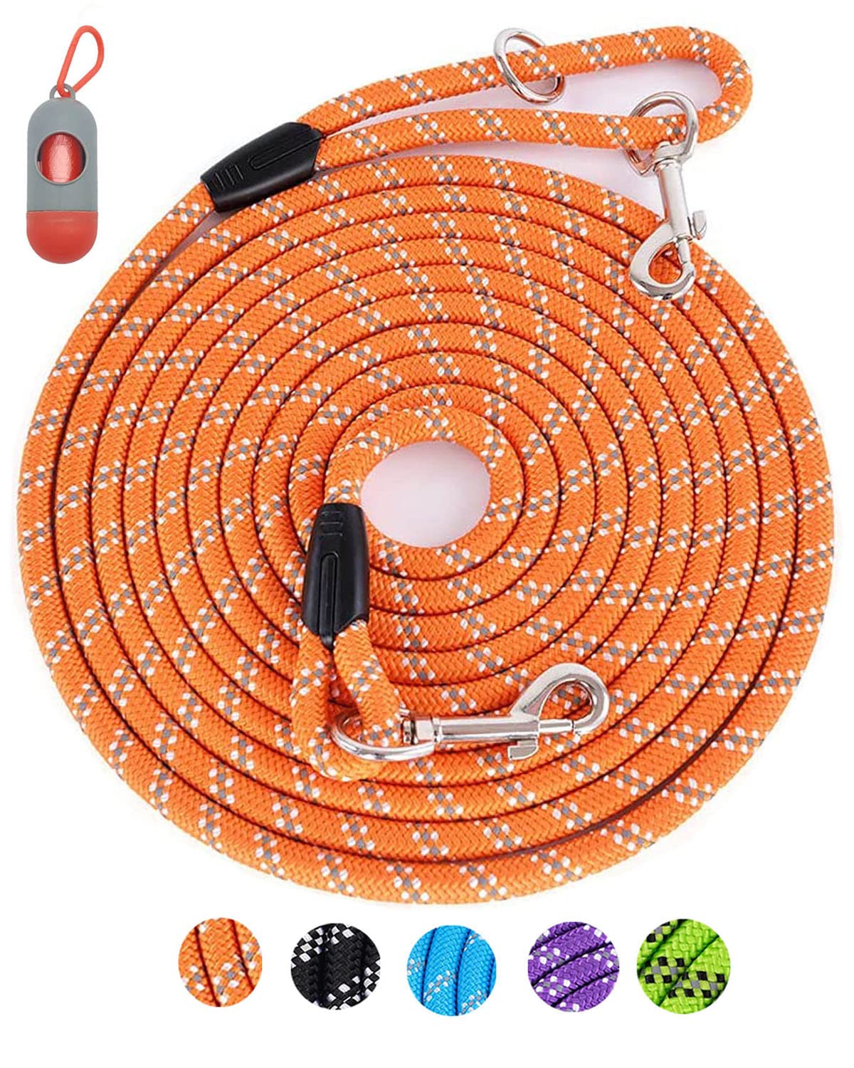 Lanwandeng long dog leash 10ft for focused training and light control.