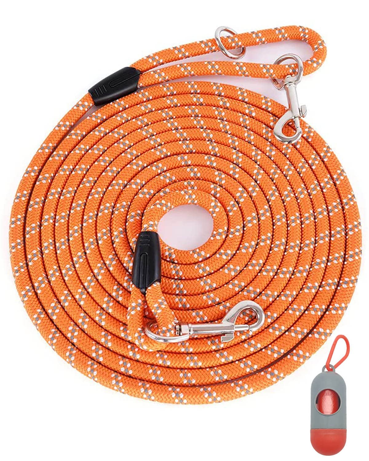 Lanwandeng long dog leash 10ft showing compact training length for controlled indoor sessions