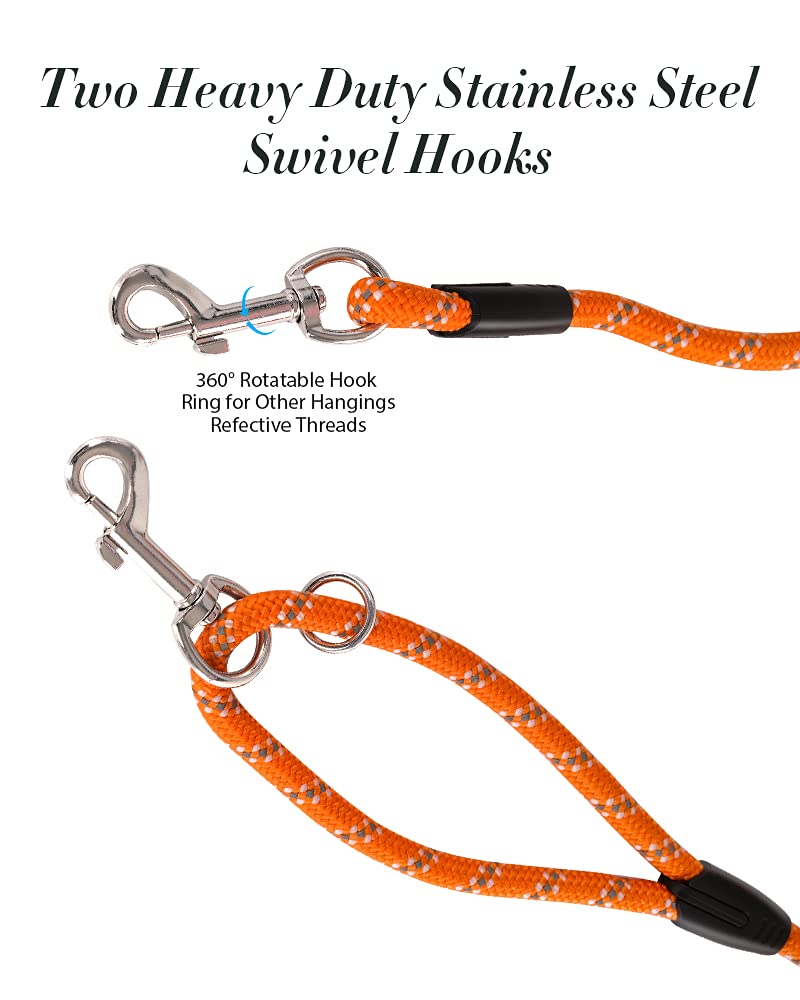 Lanwandeng long dog leash 50ft ideal for in-yard obedience and exploration
