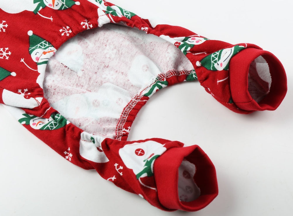 Lanyarco holiday photoshoot-ready PJS on dog, festive vibes for celebrations.