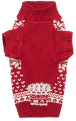 Lanyarco reindeer knit closeup highlights soft thick yarn for warmth