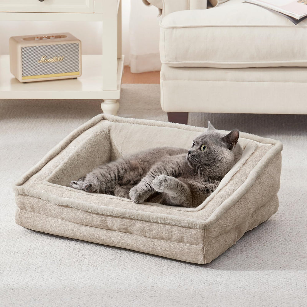 Sillón Laojin Balhen frente para gatos, soporte cómodo para dormir y estirarse.