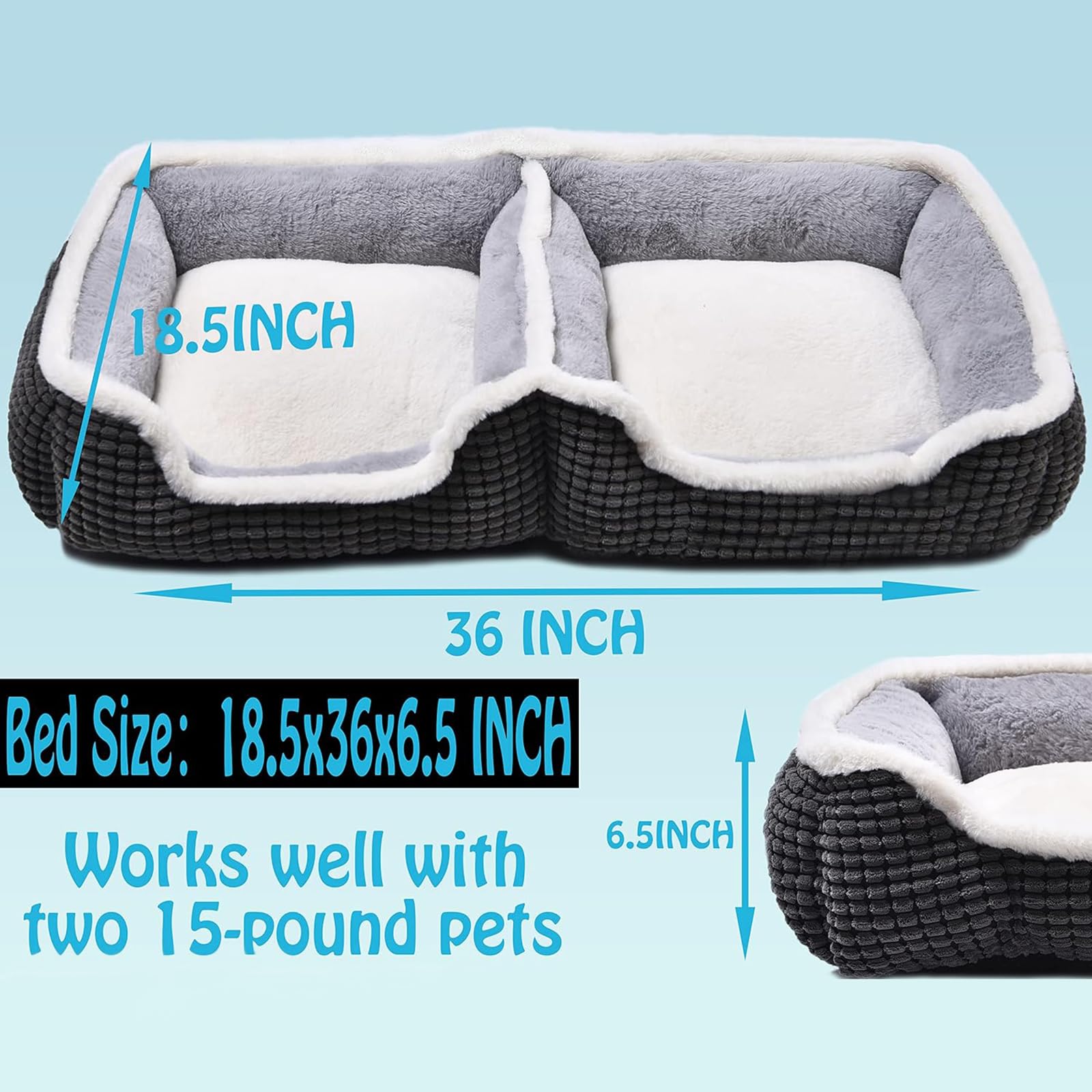 Laojin Balhen soft plush inner provides warm comfortable rest for pets