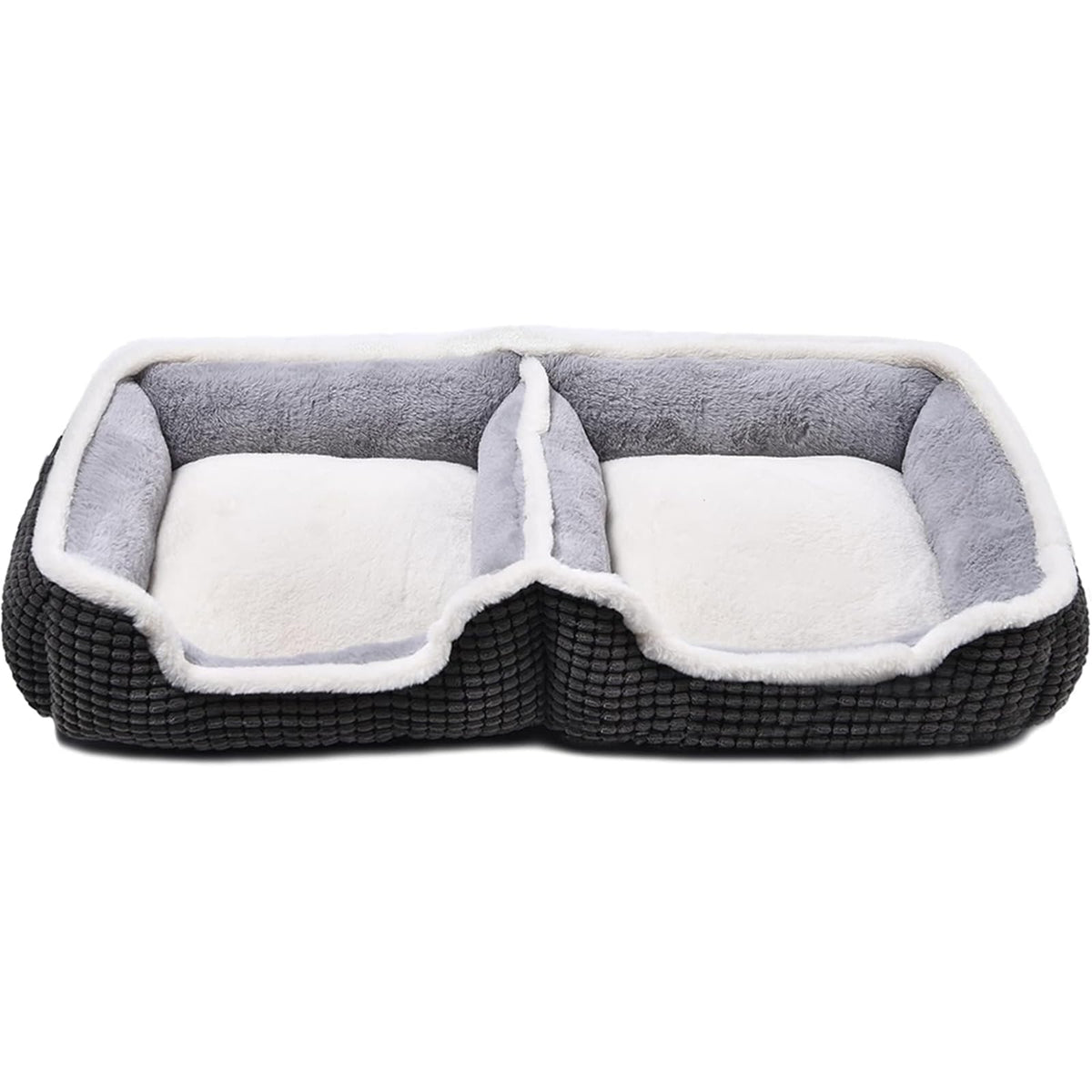 Laojin Balhen twins bed closeup demonstrates conjoined design for shared napping