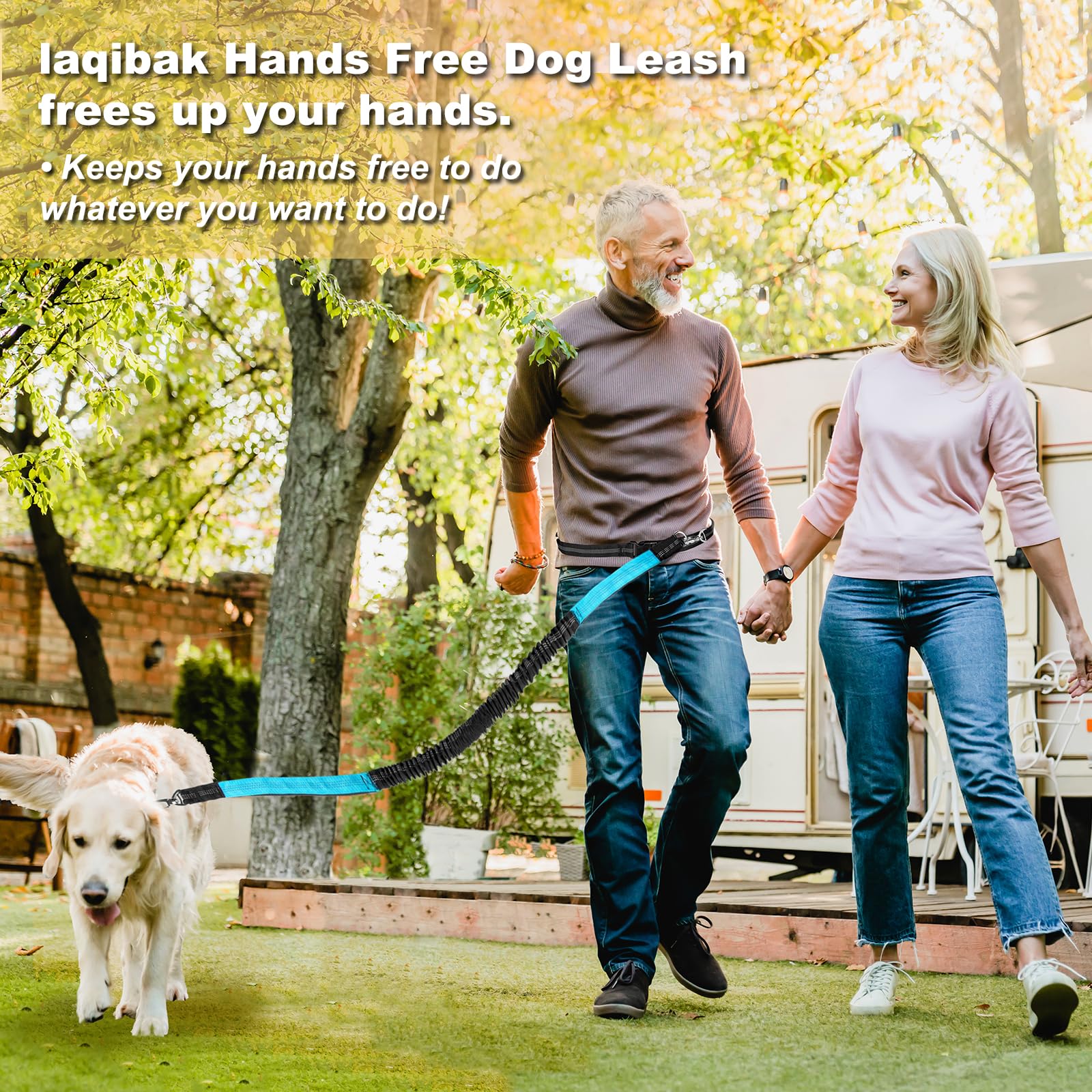 Laqibak dual-handles with padding provide close, comfortable control.