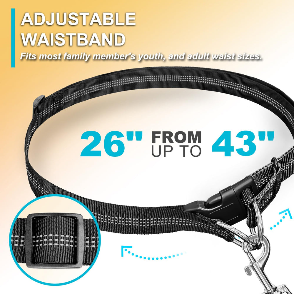 Laqibak elastic bungee length adapts from 4.2 to 6.7 feet.