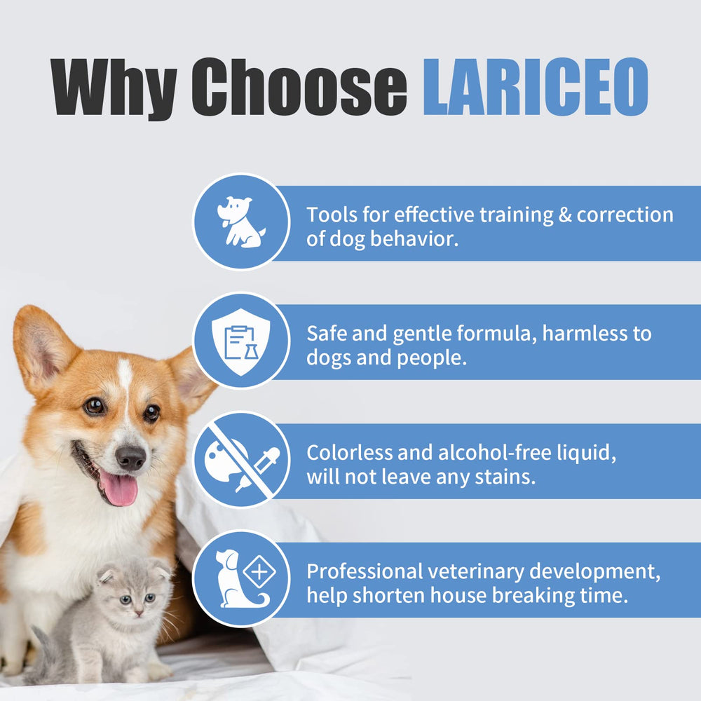 LARICEO product packaging label with key features