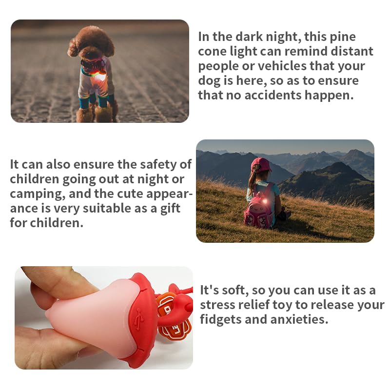 LaRoo light visible up to 400 meters helps you spot your dog.