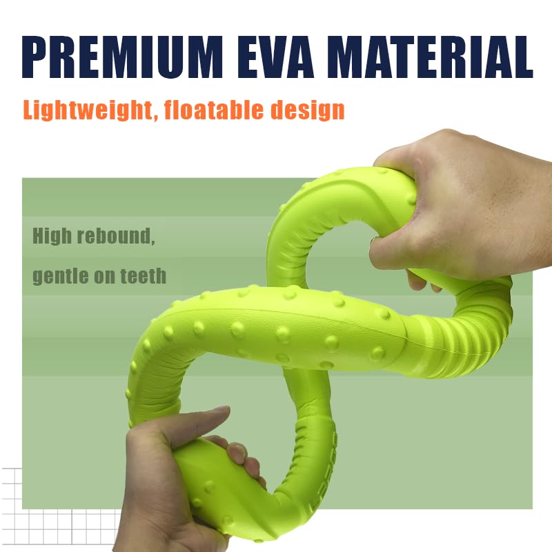 LaRoo ring tug toy orange for interactive play