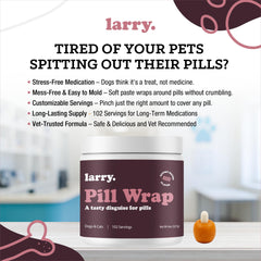 Larry Bacon Pill Wrap USA-made factory highlights American-made quality.
