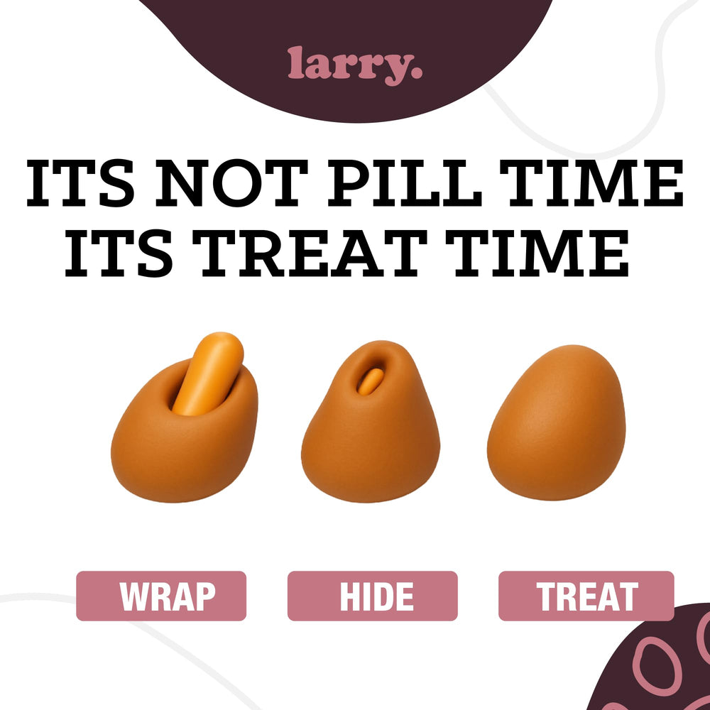 Larry Bacon Pill Wrap being wrapped around a pill for secure masking