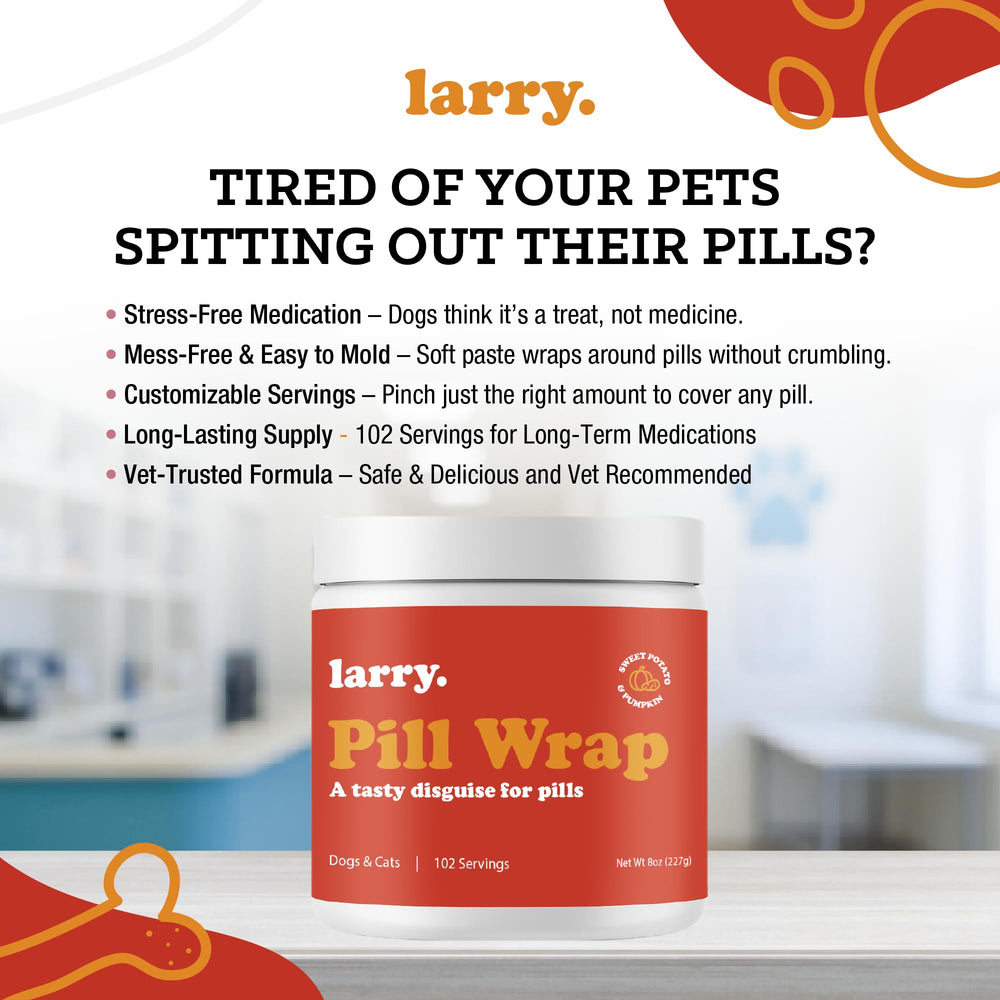 Larry Pill Wrap demonstrates an airtight seal that masks bitter medicine.