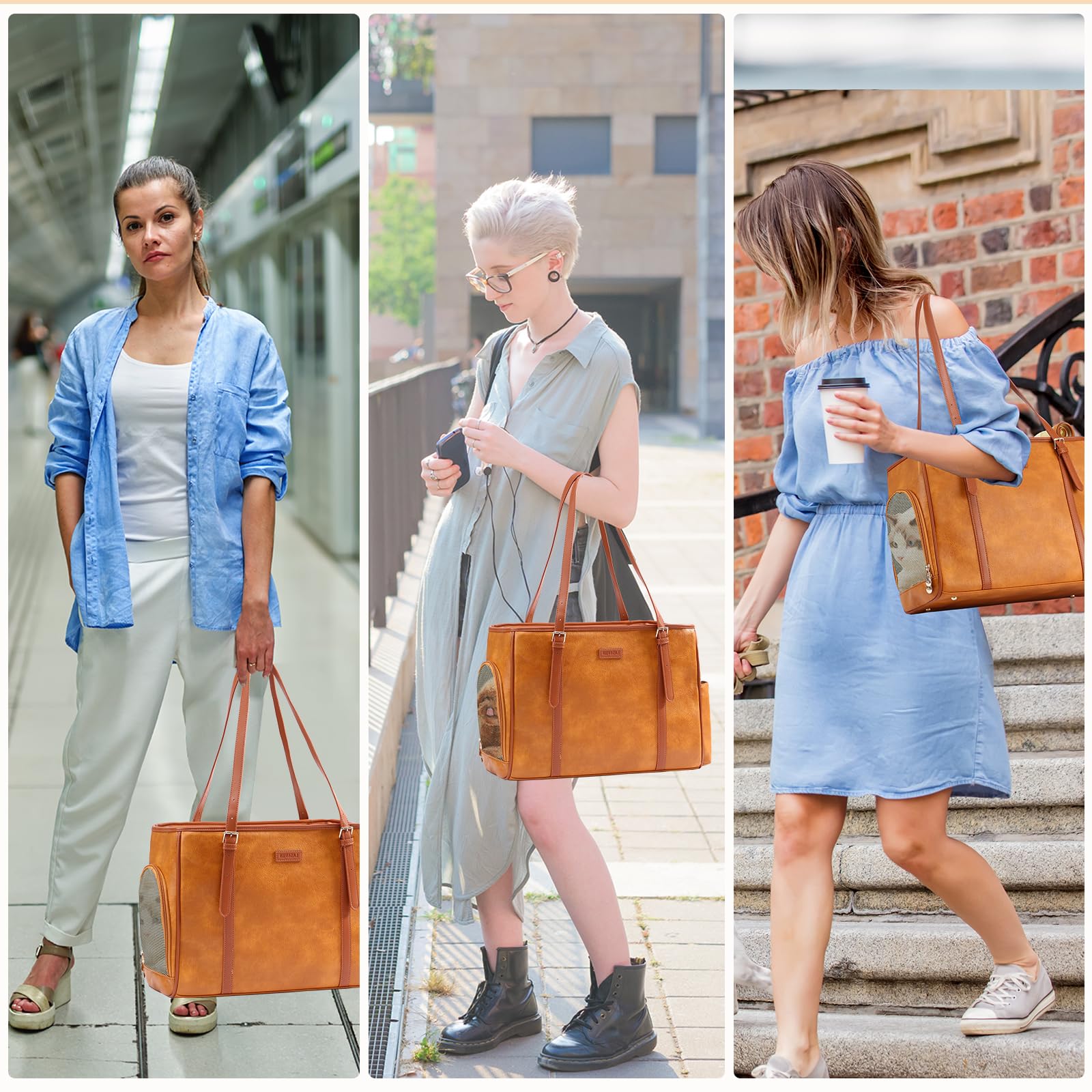 Lasaviin airline-approved soft-sided carrier pairs style with travel practicality