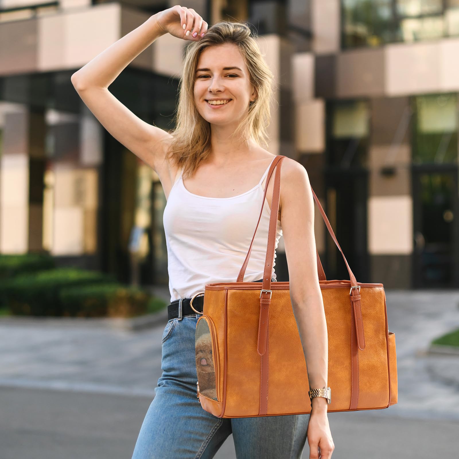Lasaviin travel-essentials-pocket holds snacks and phone for convenient trips