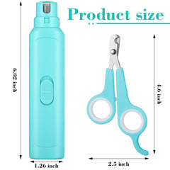 Lasnten bird nail grinder side view highlights compact, low-noise design.