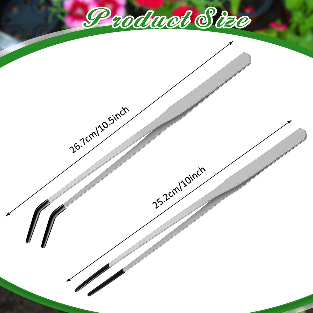 Lasnten feeding tongs straight tip reach safely for hands-free feeding.