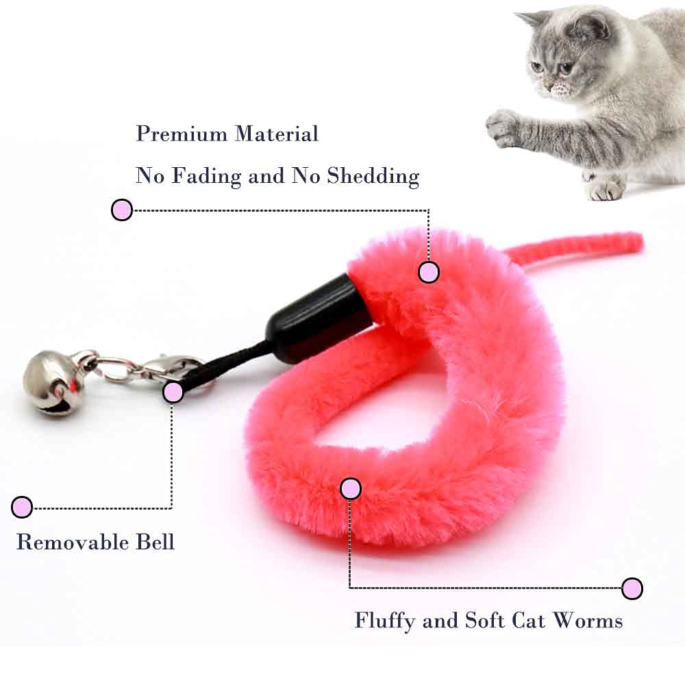 LASOCUHOO replaceable-wand-worm with removable-bell for easy setup and flexible use