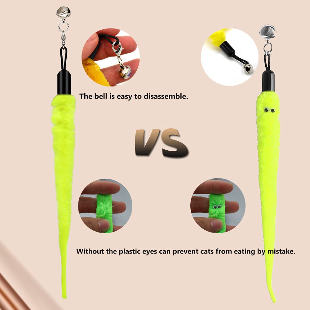 LASOCUHOO worm-toy without plastic-eyes supports safer, worry-free play sessions