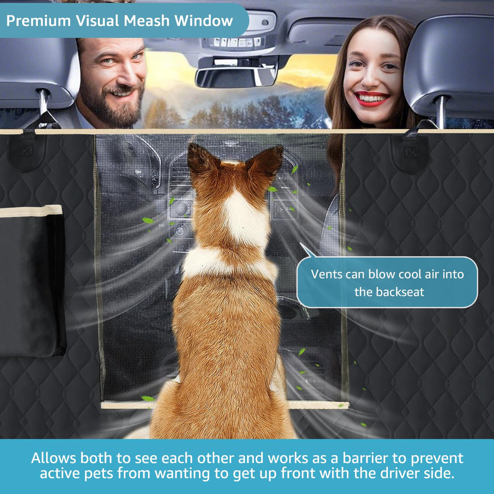 Lassie waterproof car seat cover keeps back seats dry after spills.