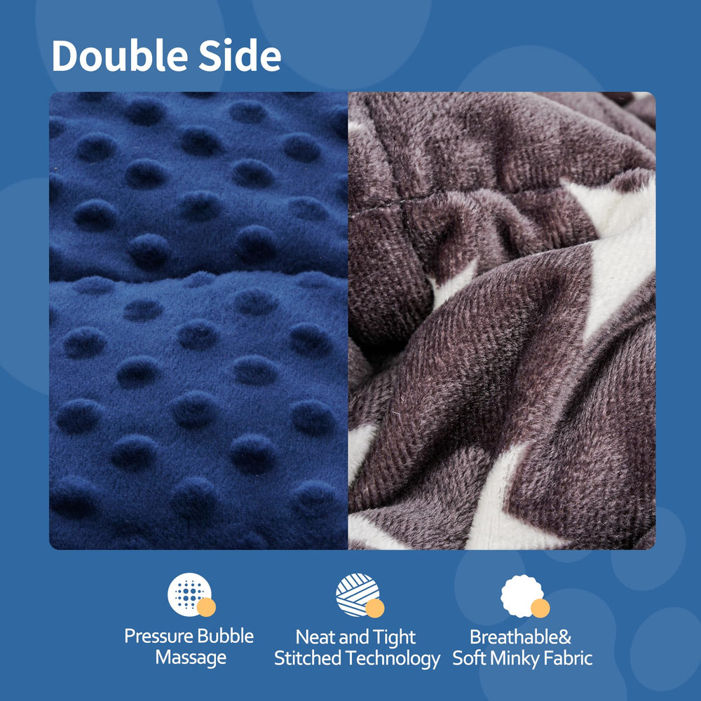 LaSyL double-sided minky fabric offers cozy cuddling options.