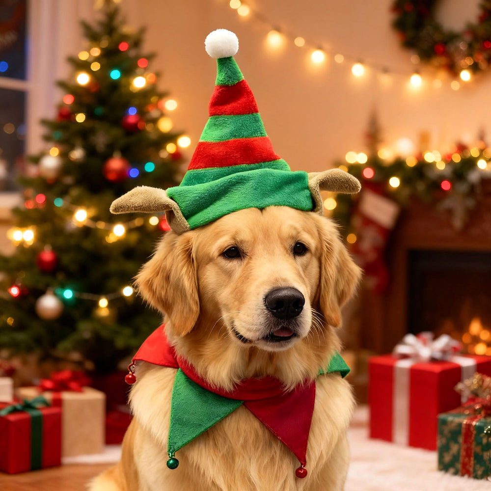 LaVenty soft-material hat keeps pets comfortable while joining festivities.
