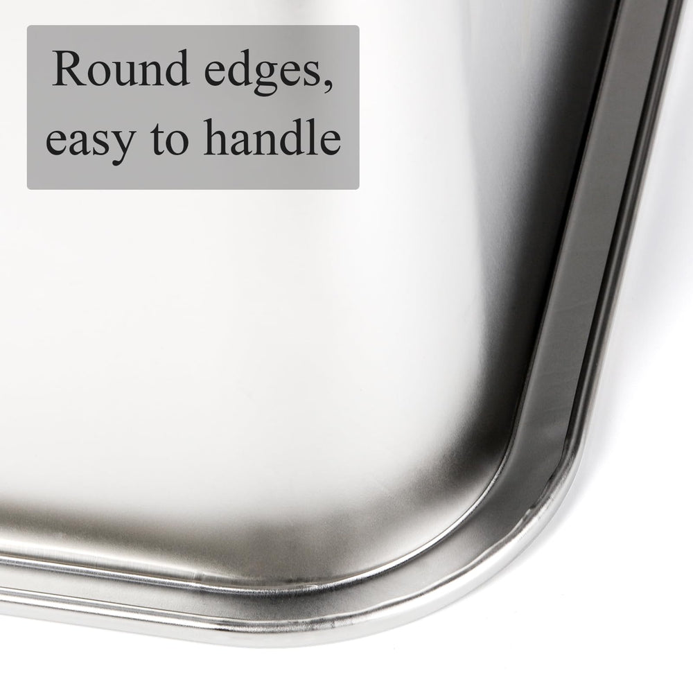 Lawei stainless steel, durable litter pan resists bending under active cats.