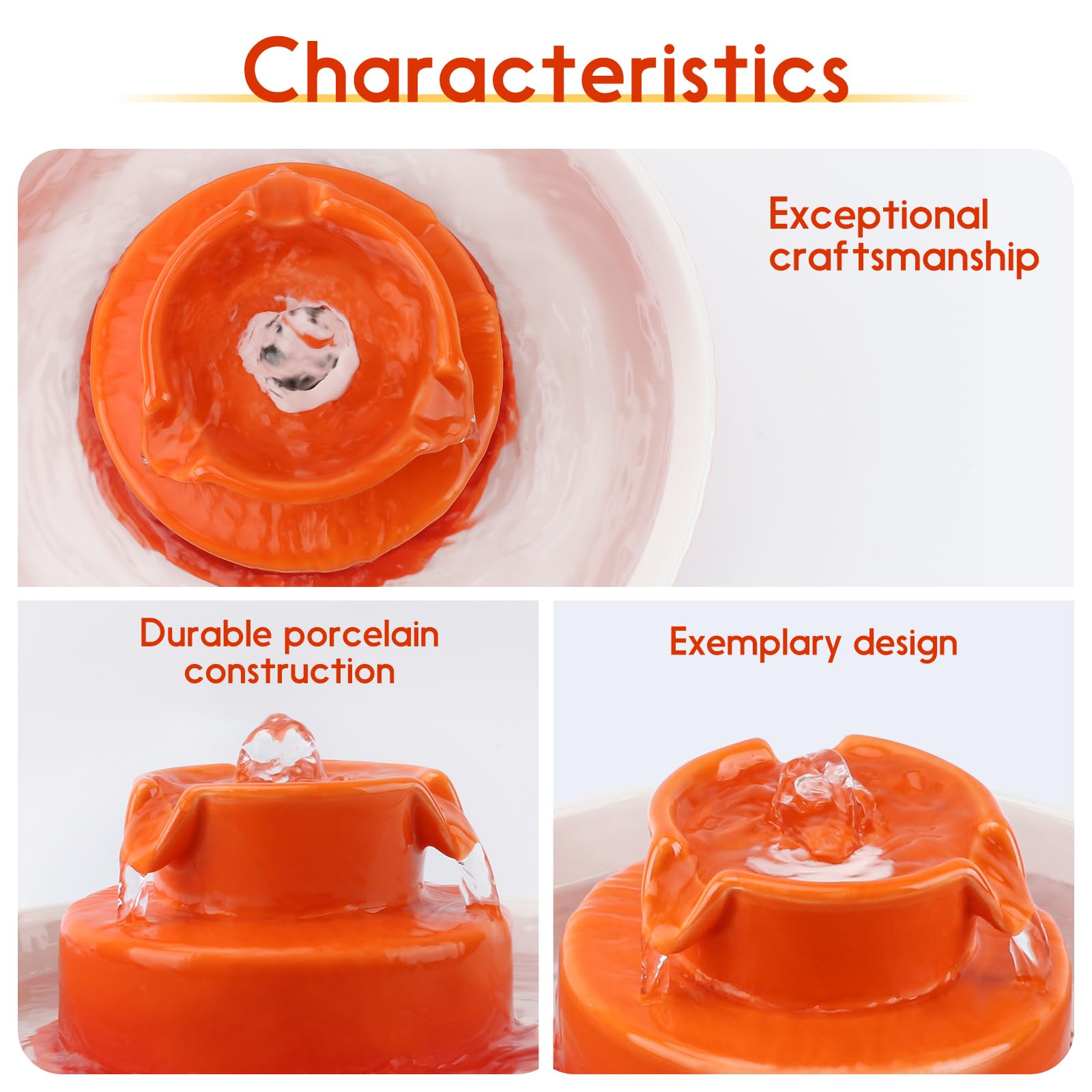 Lawfery Cupcake quiet pump view emphasizes low-noise operation for peaceful homes.